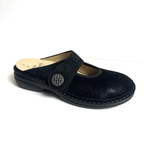 Finn Comfort Asinara Women's Clog Black Size EU38 US7.5-8